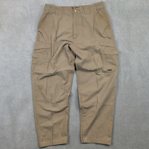 Tru-Spec Ripstop Cargo Pants 36x32 Khaki Tan Tactical Workwear Gorpcore Utility — photo 2